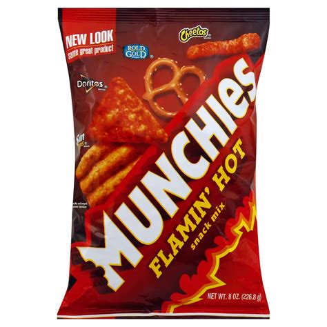 Munchies Flamin' Hot Snack Mix - Shop Chips at H-E-B