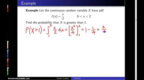 Continuous Random Variable Example - Lana-has-Raymond