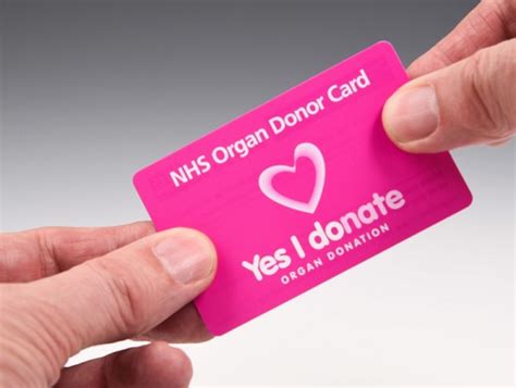 The Organ Donor Card - NHS Organ Donation