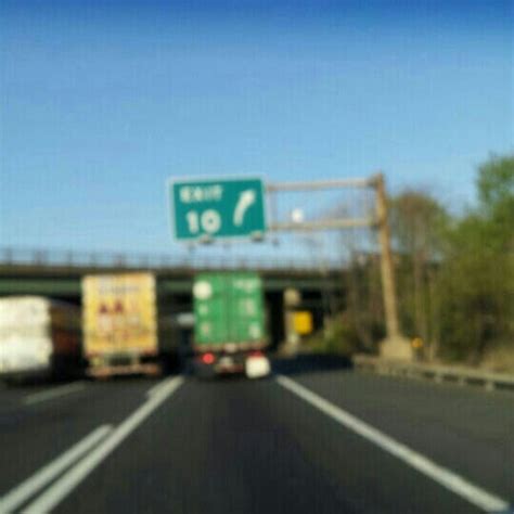 NJ Turnpike Exit 10 - Road