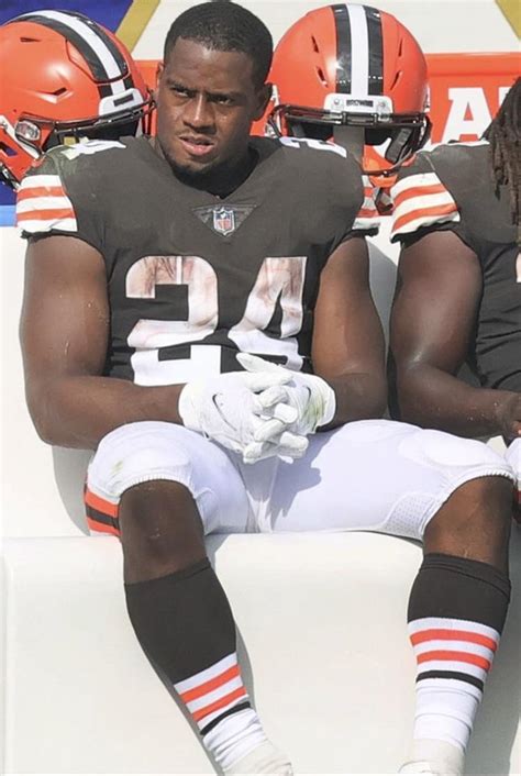 An angry Nick Chubb. Something no mere mortal would EVER want to see. : r/Browns