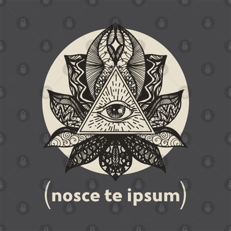 Nosce te ipsum - Esoteric Eye - T-Shirt | TeePublic