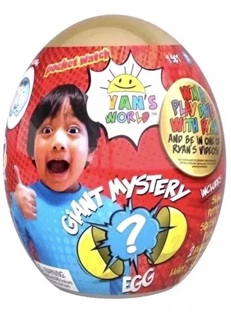 RYAN’S WORLD GOLDEN GOLD GIANT MYSTERY EGG TOY SURPRISE TOYS SLIME BRAND NEW | Ryan toys, Ryan's ...