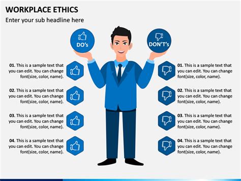 Workplace Ethics PowerPoint and Google Slides Template - PPT Slides