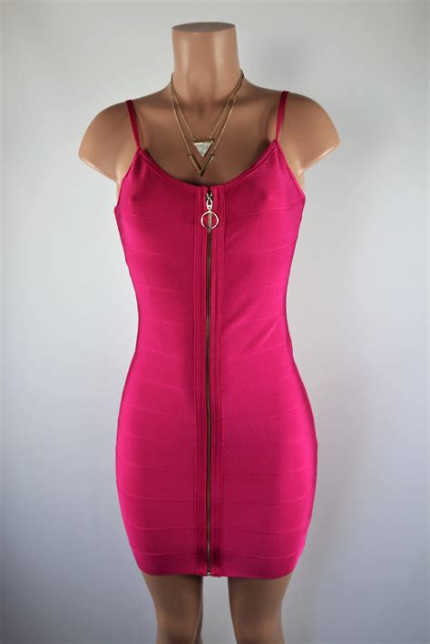 Fuchsia Zipper Dress - NeedMyStyle