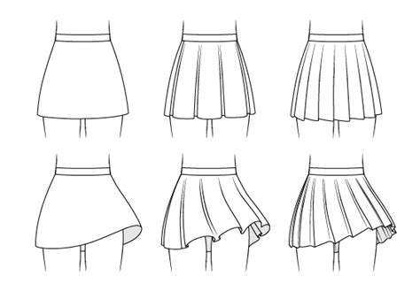 How to Draw Anime Skirts Step by Step - AnimeOutline