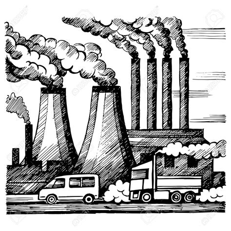 Pollution Drawing at GetDrawings | Free download