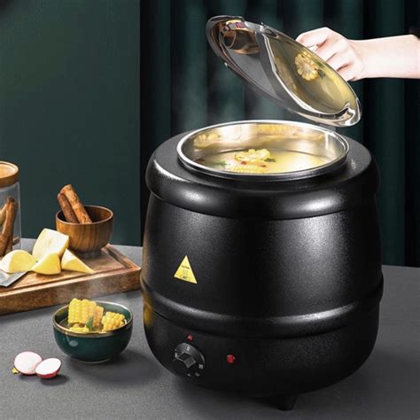 Best 304 Quality 10L Electric Soup Warmer/ Porridge Warmer with local socket Adjustable ...