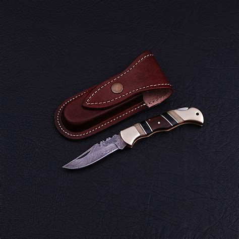 Lockback Folding Pocket Knife - Black Forge Knives - Touch of Modern