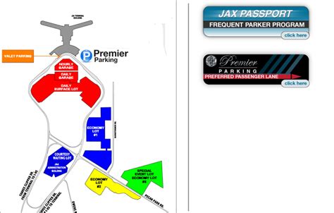 jax parking map | Airport Parking Guides