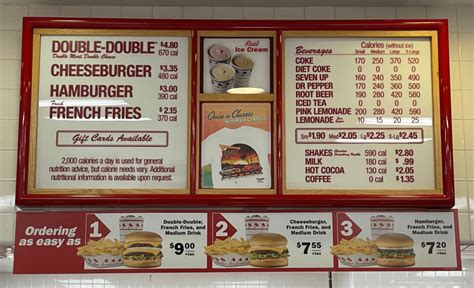 Updated In-N-Out Burger Menu with Major Price Increases (2024)