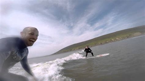 Surfing at Saunton Sands - GoPro Hero 3+ POV - YouTube