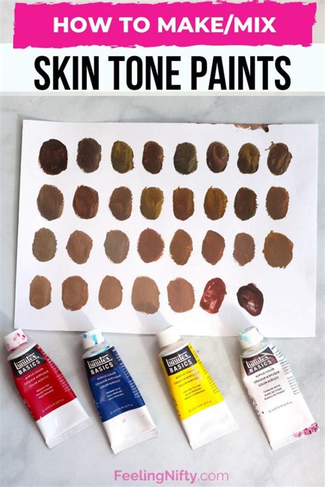 How To How To Make Skin Color Paint in Acrylic