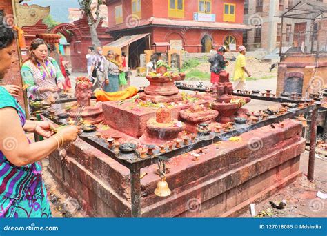 Budhanilkantha Temple, Kathmandu, Nepal Editorial Image - Image of scene, heritage: 127018085