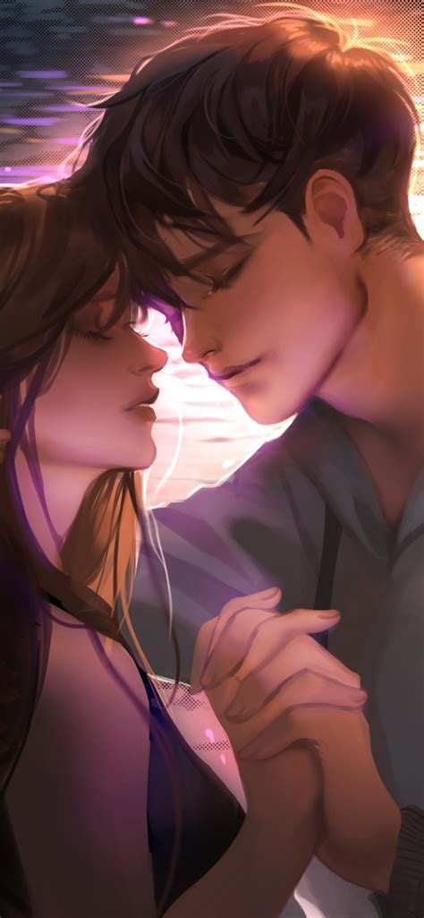 1242x2688 Resolution Anime Romantic Couple 2019 Iphone XS MAX Wallpaper ...