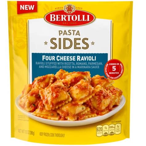 Bertolli Pasta Sides Four Cheese Ravioli Frozen Side Dish, 13 OZ - Pick ‘n Save