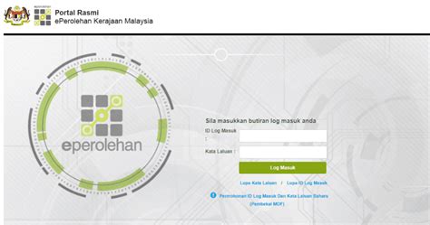 EPerolehan: Portal Perolehan Kerajaan Malaysia - TCER.MY