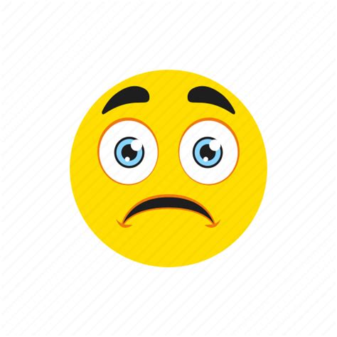 Worry, worried, emoji, emoticon icon - Download on Iconfinder