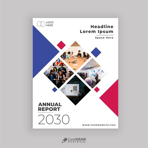 Download Abstract Corporate Annual Report Cover Design Vector Design | CorelDraw Design ...