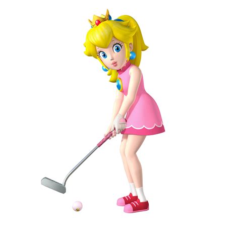 Mario Golf: World Tour art - Nintendo Everything | Princess peach mario ...