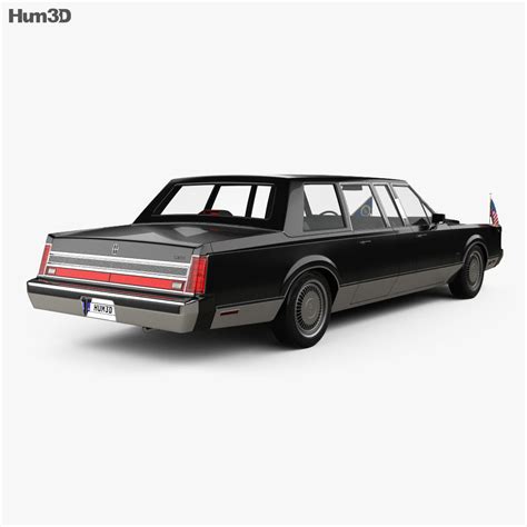 Lincoln Town Car Presidential Limousine 1989 3D model - Vehicles on Hum3D