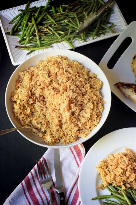 Seasoned Rice Pilaf (Rice-a-Roni Without the Box!)