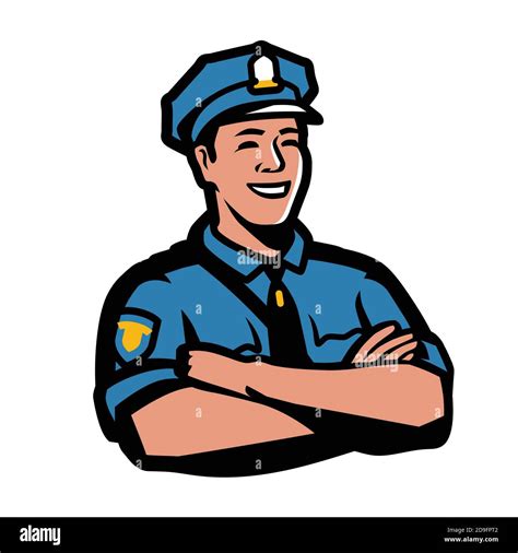 Prison officer cartoon hi-res stock photography and images - Alamy