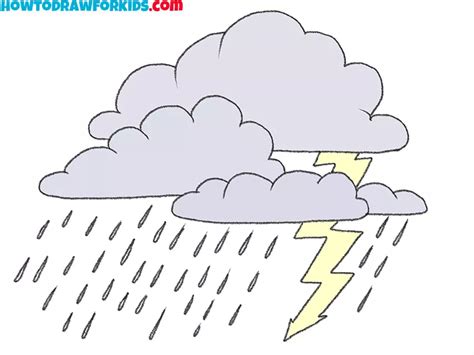 How to Draw a Storm - Easy Drawing Tutorial For Kids