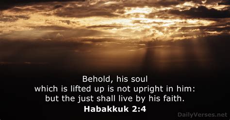 Habakkuk 2 - KJV & NLT - DailyVerses.net