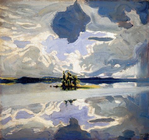 "Clouds over a Lake" by Akseli Gallen-Kallela, 1904-06 | Lake painting, Landscape paintings ...