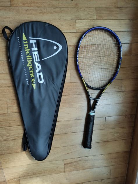 Head i.extreme tennis racquet (new strings) with cover, Sports ...