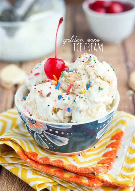 Golden Oreo Ice Cream | The Recipe Critic