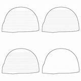 Igloo Shaped Writing Template  Free Printable Papercraft Templates sketch template