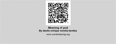 PUD | Meaning of pud by Danilo Enrique Noreña Benítez