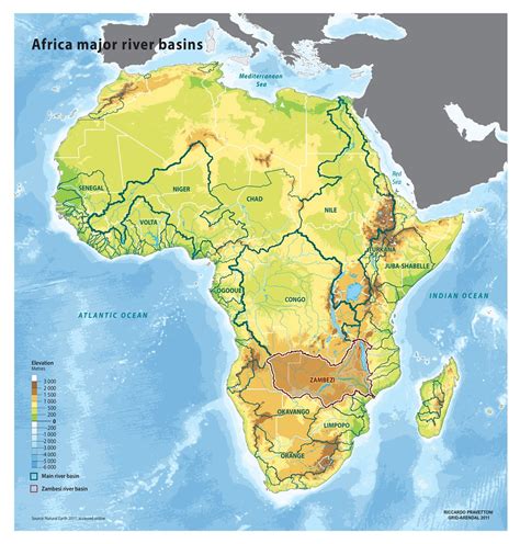 Africa major river basins | There are 63 transboundary river… | Flickr