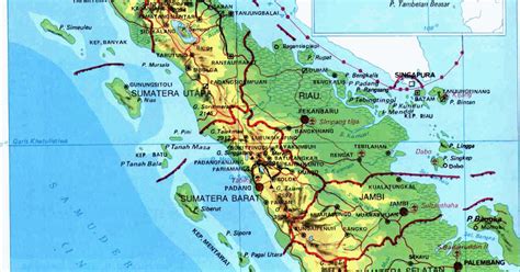 AMAZING INDONESIA: SUMATRA ISLAND MAP