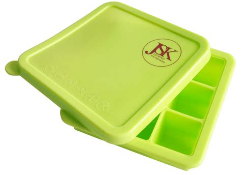 Silicone Square Ice Cube Tray with Lid - Just Smart Kitchenware