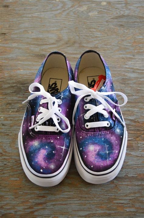 Galaxy VANS purple and blue by Sophiescustomshoes on Etsy | Me too shoes, Galaxy shoes, Cute shoes