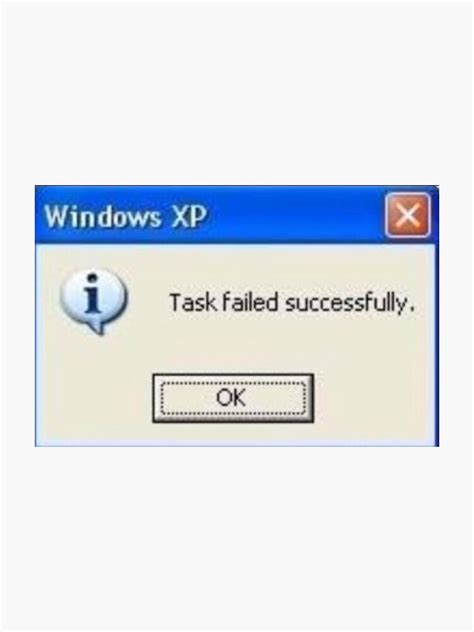 windows task failed successfully Sticker by Weerdwatermelon in 2021 | Computer humor, Meme ...