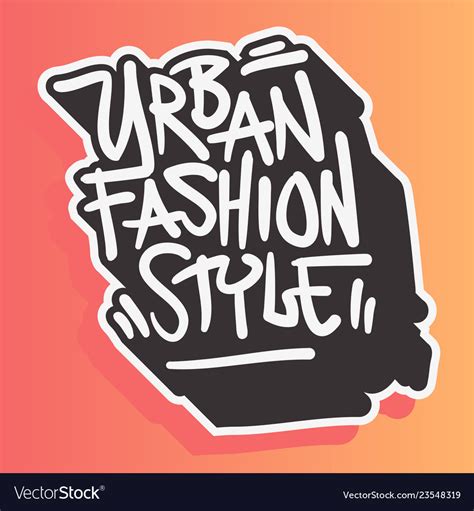 Urban style fashion street wear 90s casual Vector Image