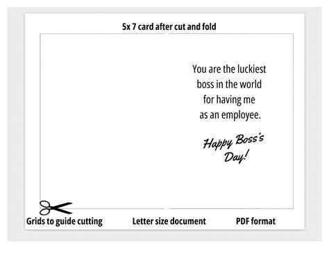 Boss Day Card Digital Printable Funny Digital Card for Boss Humor ...