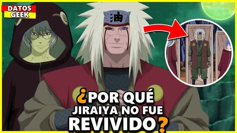 🍥 POR QUÉ JIRAIYA NO FUE REVIVIDO CON EL EDO TENSEI? 😱 Naruto Shippuden ...