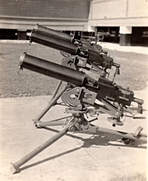 M1917 Browning Machine Gun, Tripod, WWII Era | photolibrarian | Flickr