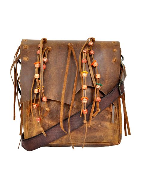 Brown leather sling bag: Buy Online at Best Price in India - Snapdeal