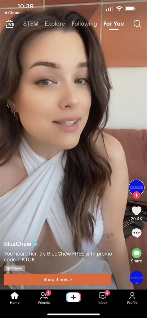 Anyone know who this BlueChew TikTok ad girl is? : r/ModelsID