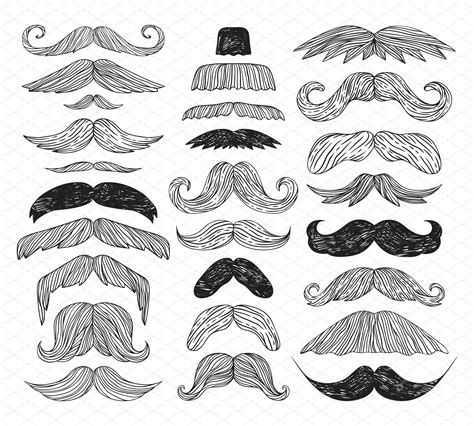 How To Draw Mustache at How To Draw