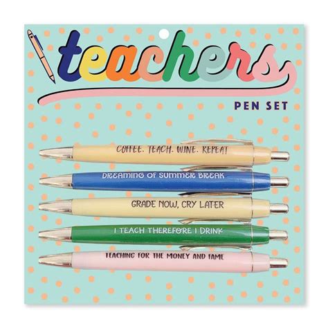 The Teachers Pen Set | Teachers, Pen sets, Teacher stickers