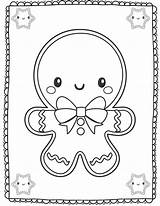 Gingerbread Girl Coloring Page sketch template