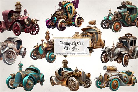 Steampunk Vehicles Models