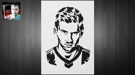 Lionel Messi Drawing Art